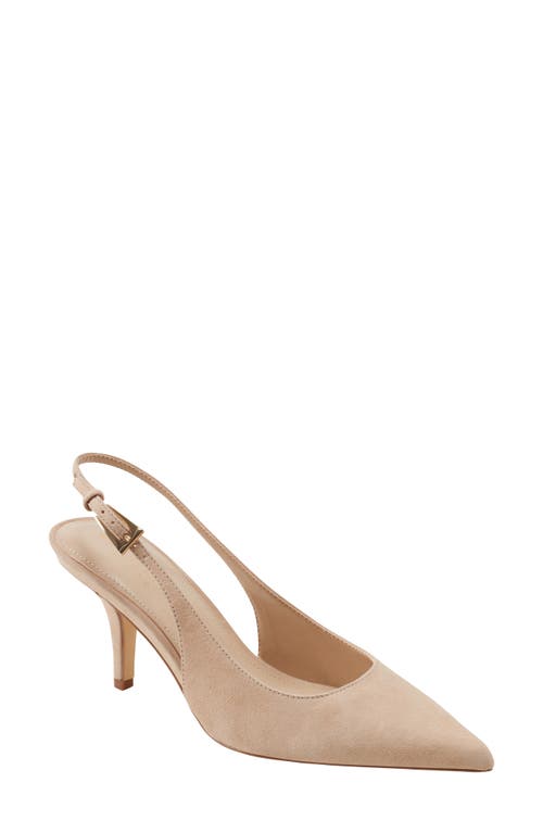 Marc Fisher Ltd Dorie Slingback Pointed Toe Pump In Neutral