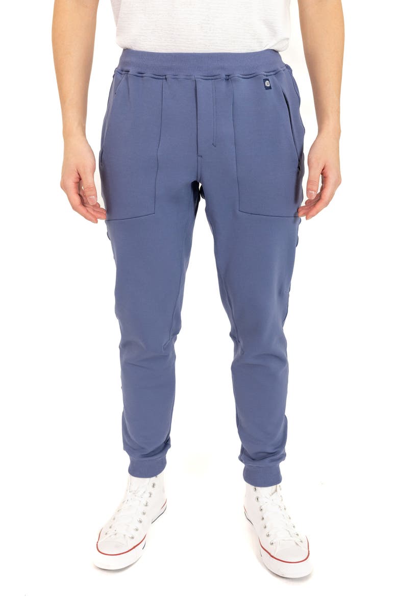 Cotton Blend Joggers, Main, color, BLUE
