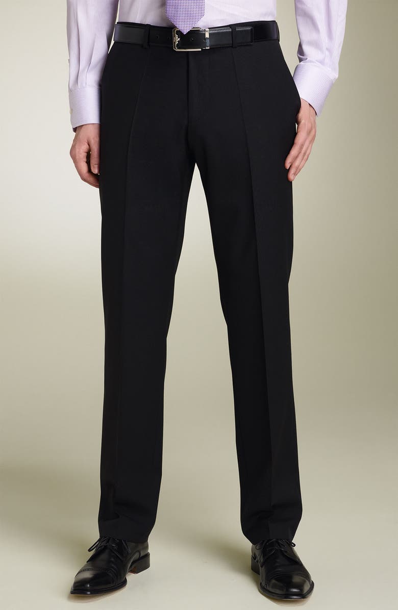 BOSS 'Jam/Sharp' Trim Fit Dark Grey Suit, Alternate, color, 