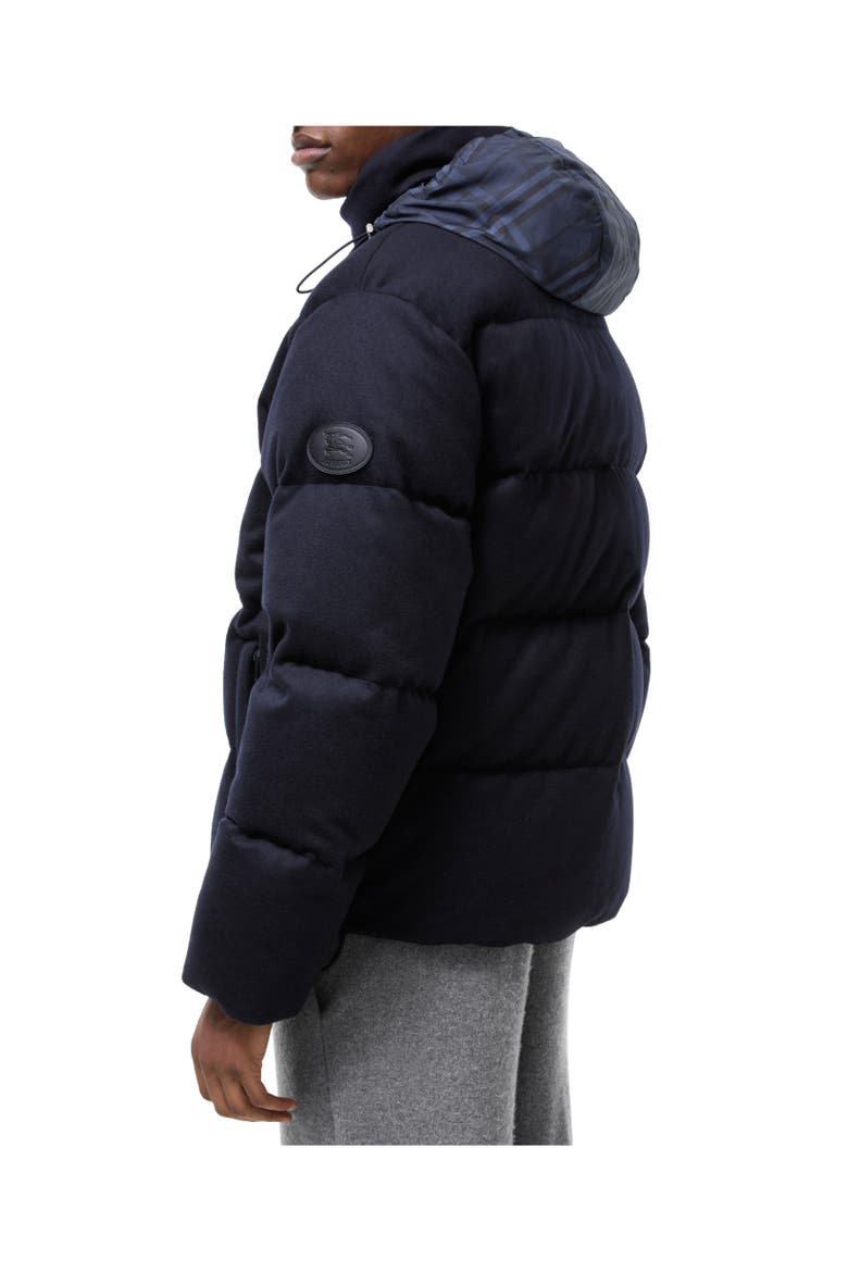 Cashmere Puffer Jacket, Alternate, color, Navy