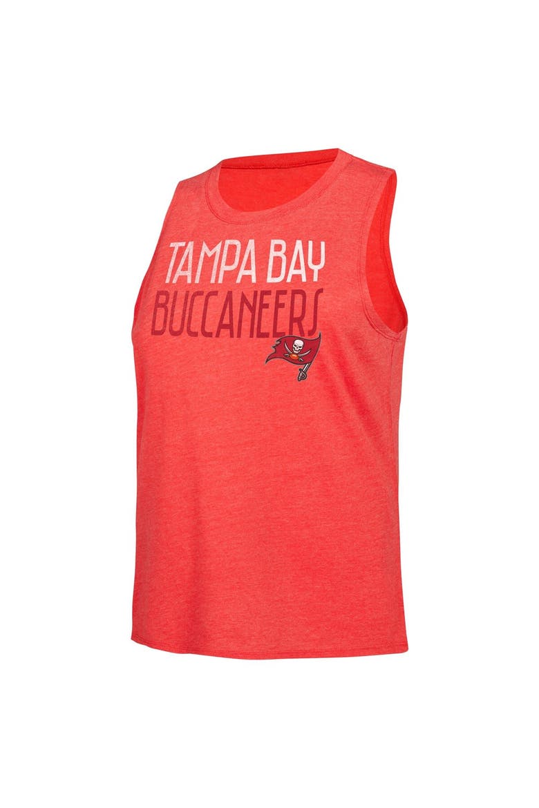 Women's Concepts Sport Black/Red Tampa Bay Buccaneers Muscle Tank Top & Pants Lounge Set, Alternate, color, Black