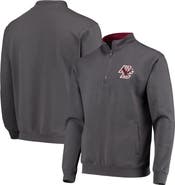 COLOSSEUM Men's Colosseum Charcoal Boston College Eagles Tortugas Logo Quarter-Zip Pullover Jacket