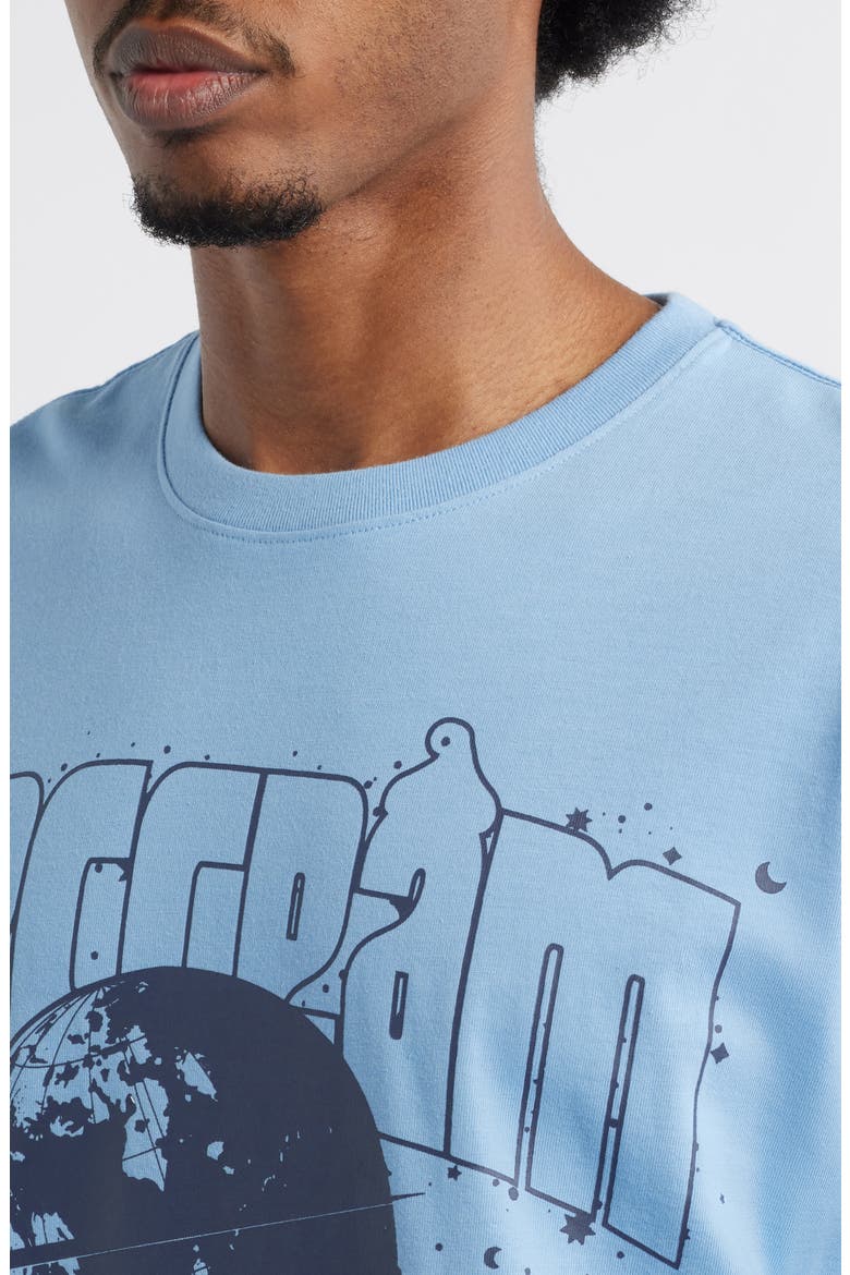 Globe Graphic T-Shirt, Alternate, color, ALLURE