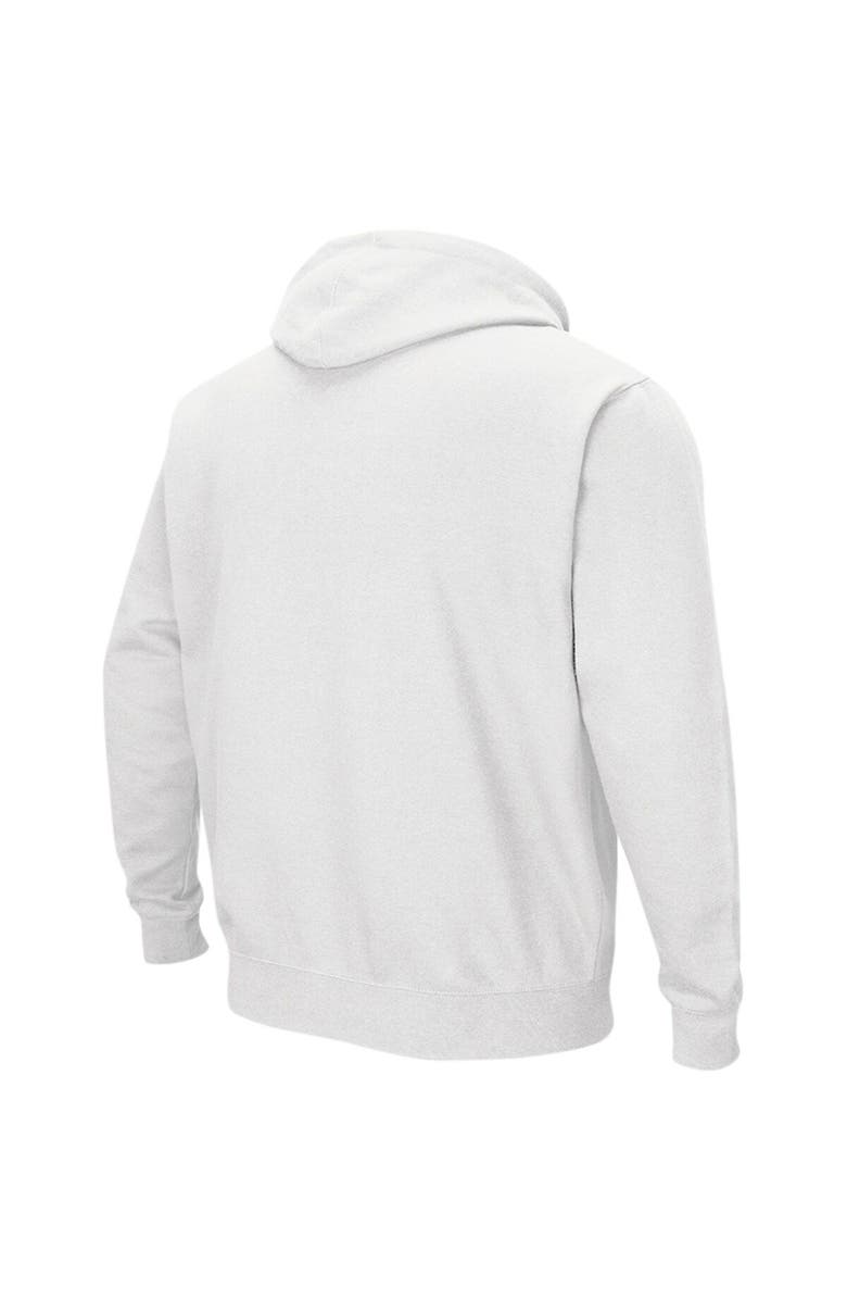 COLOSSEUM Men's Colosseum White Florida State Seminoles Double Arch Pullover Hoodie, Alternate, color, 