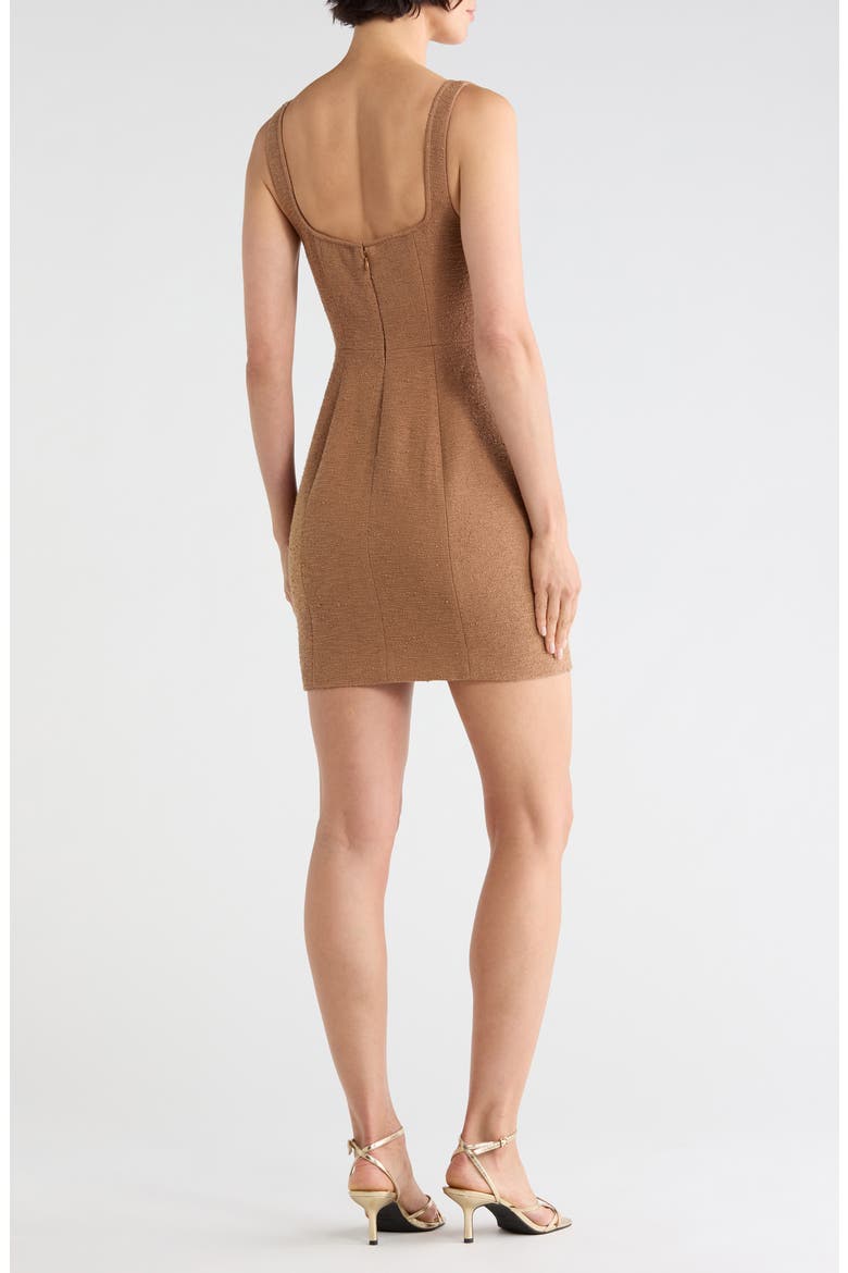 Wiley Sleeveless Tweed Minidress, Alternate, color, CINNAMON SWIRL