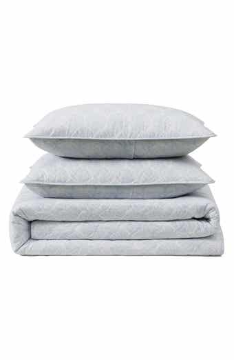 Line Palms Cotton Quilt & Sham Set