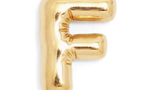 Petit Moments Bubble Initial Necklace In Gold - F