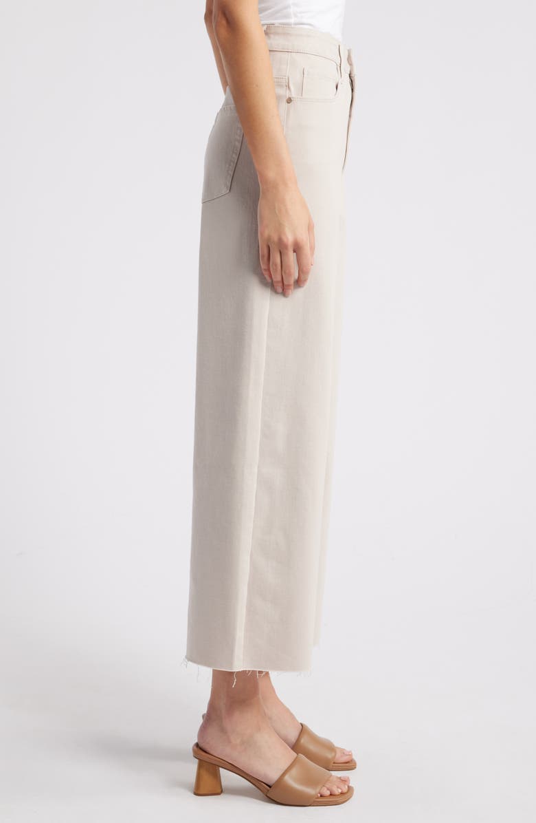 Commando Dia Raw Hem Crop Wide Leg Jeans, Alternate, color,