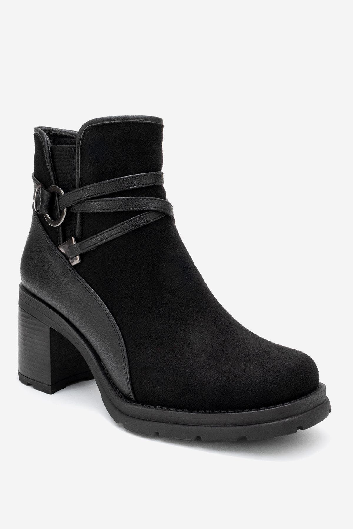 Prologue Shoes Wern Block Heel Ankle Boot, Alternate, color, Black Suede