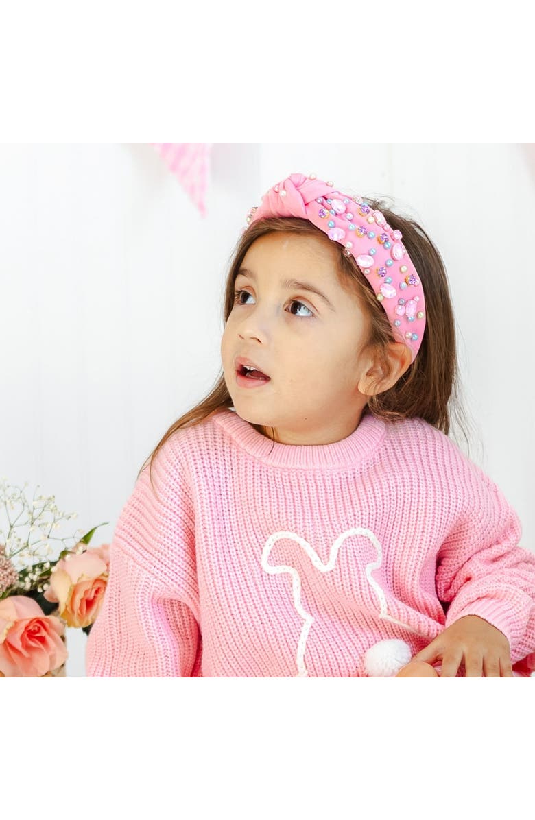 Sweet Wink Pastel Gemstone Headband, Alternate, color, Pink