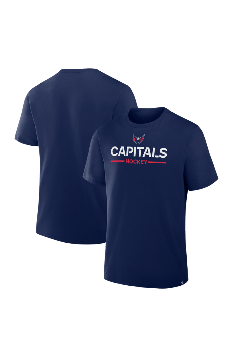 FANATICS Men
s Fanatics Navy Washington Capitals Authentic Pro Primary T-Shirt, Main, color, Navy