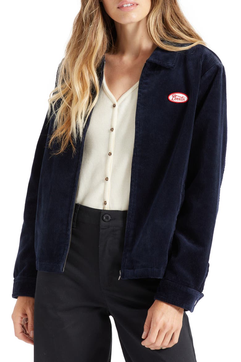 Utopia Women's Corduroy Jacket, Main, color, NAVY