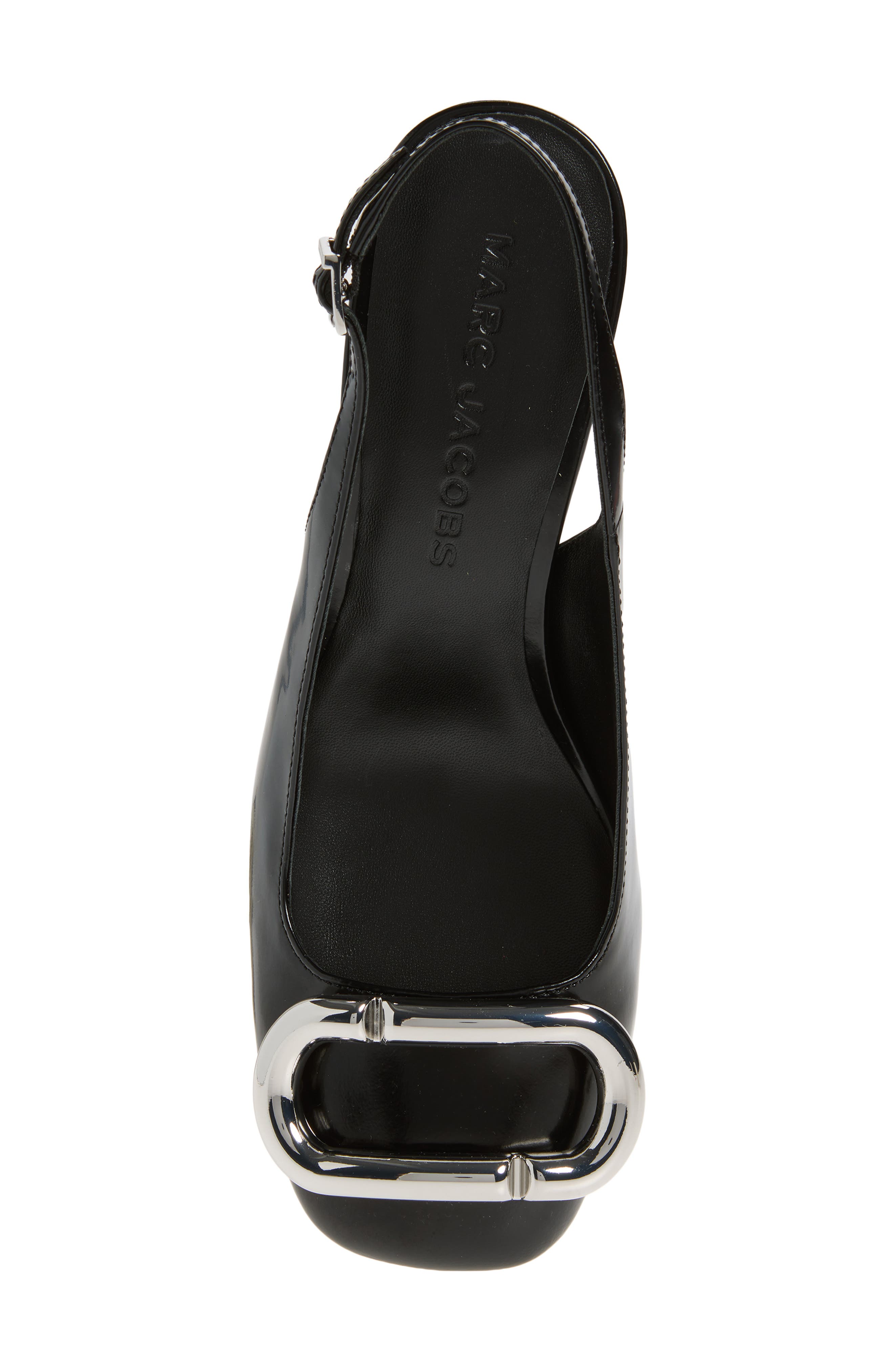 Marc Jacobs The Pop J Marc Slingback Pump, Alternate, color, Black