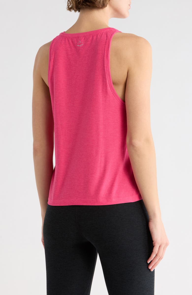 Beyond Yoga Featherweight Rebalance Tank, Alternate, color, Vivid Pink Heather