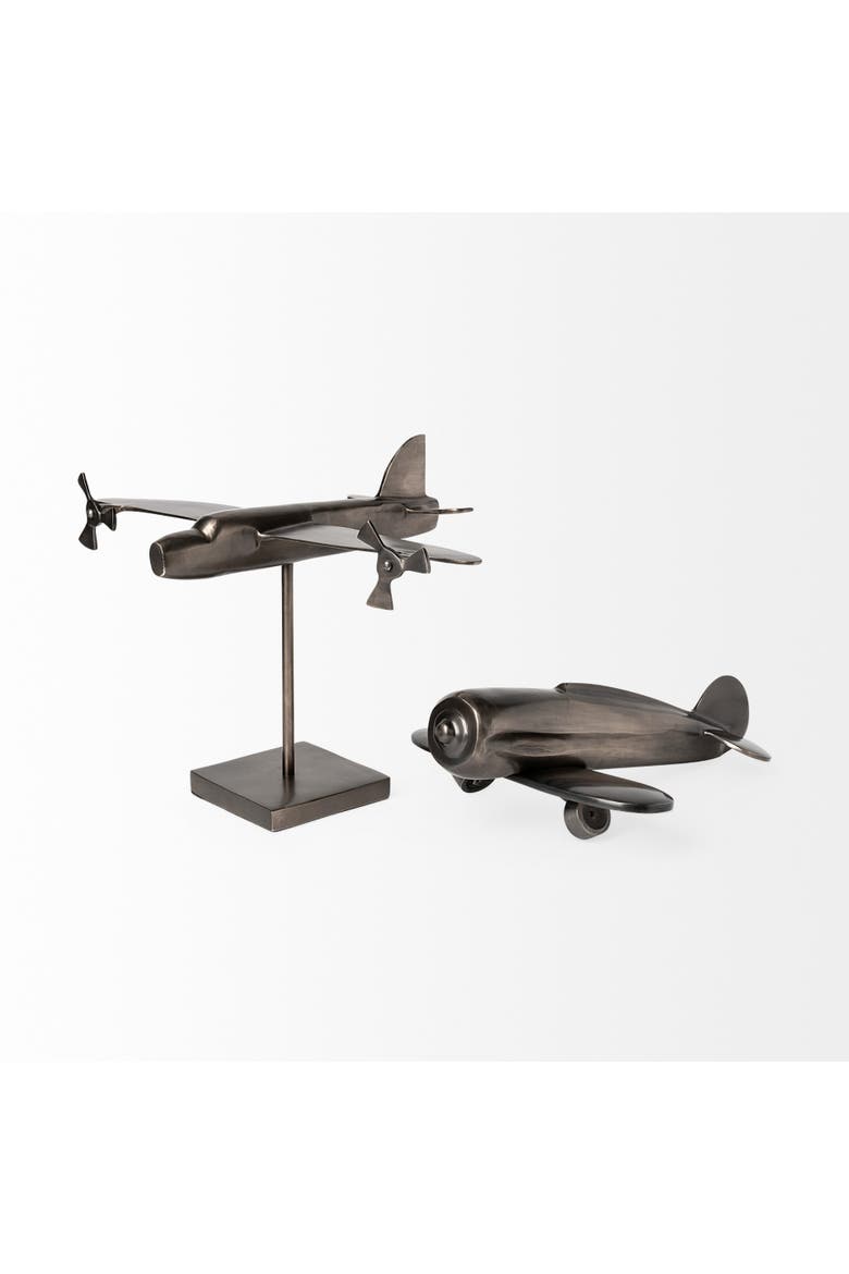 Maverick I Metal Bomber Plane, Alternate, color, Grey