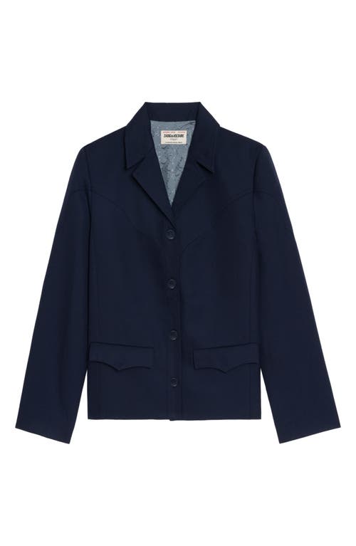 Zadig & Voltaire Lara Jacket In Blue