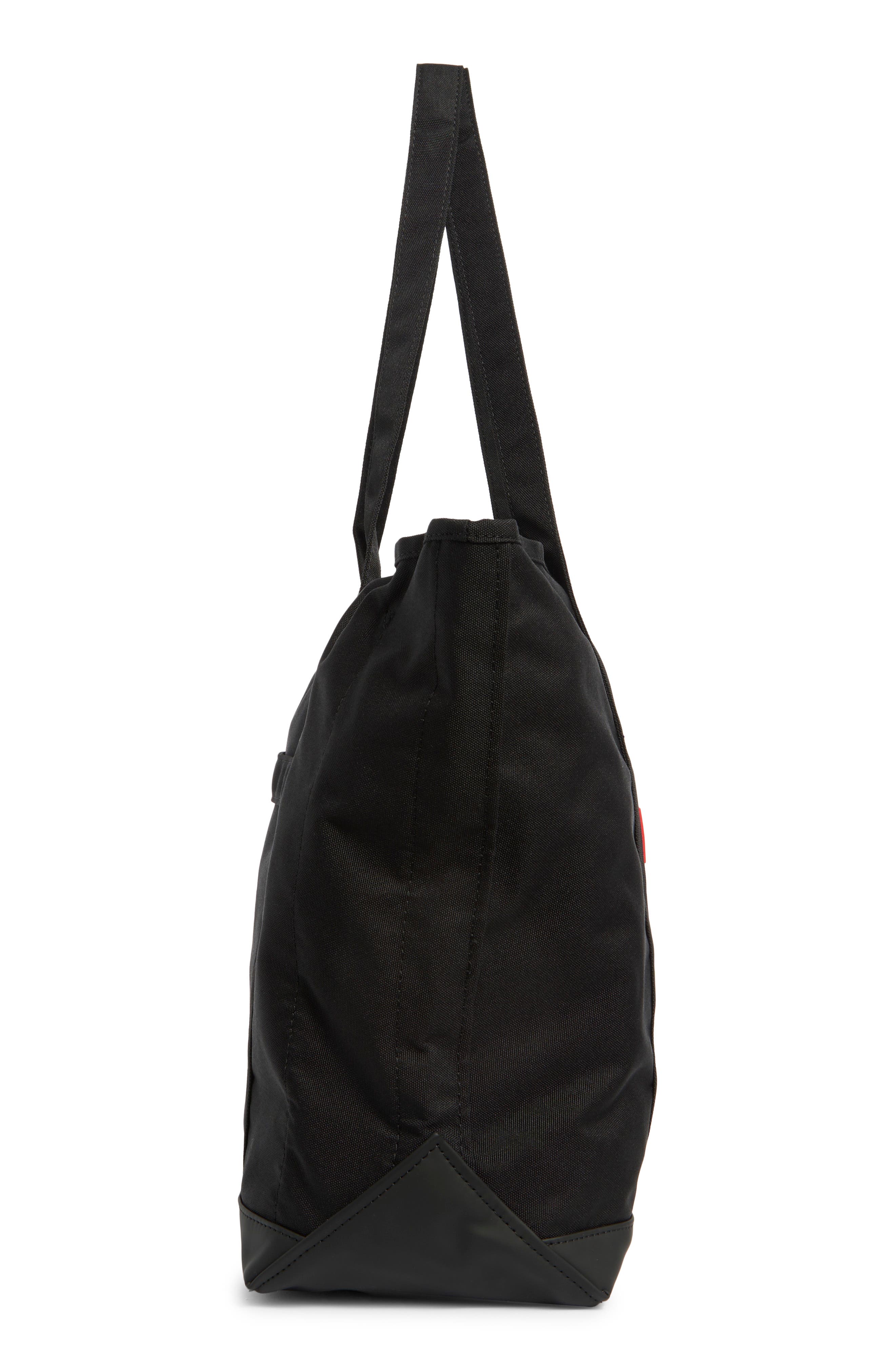 Campus Tote, Alternate, color, BLACK HEAVY POLY