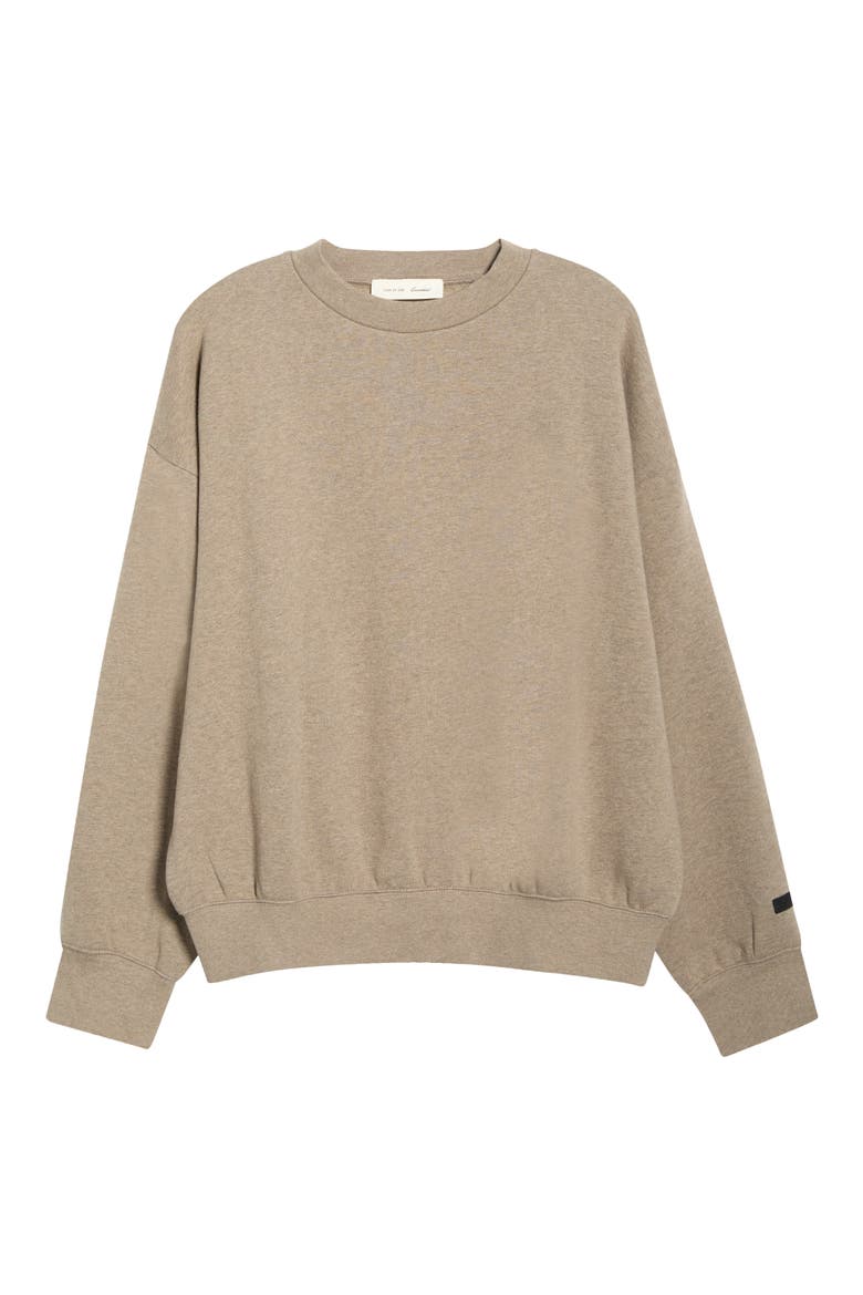 Classic Fit Fleece Crewneck Sweatshirt, Alternate, color, HOMESTEAD HEATHER