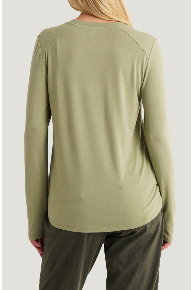 Shade Long Sleeve Top, Alternate, color, TEA