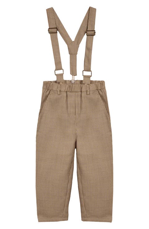 Houndstooth Suspender Pants (Baby & Toddler)