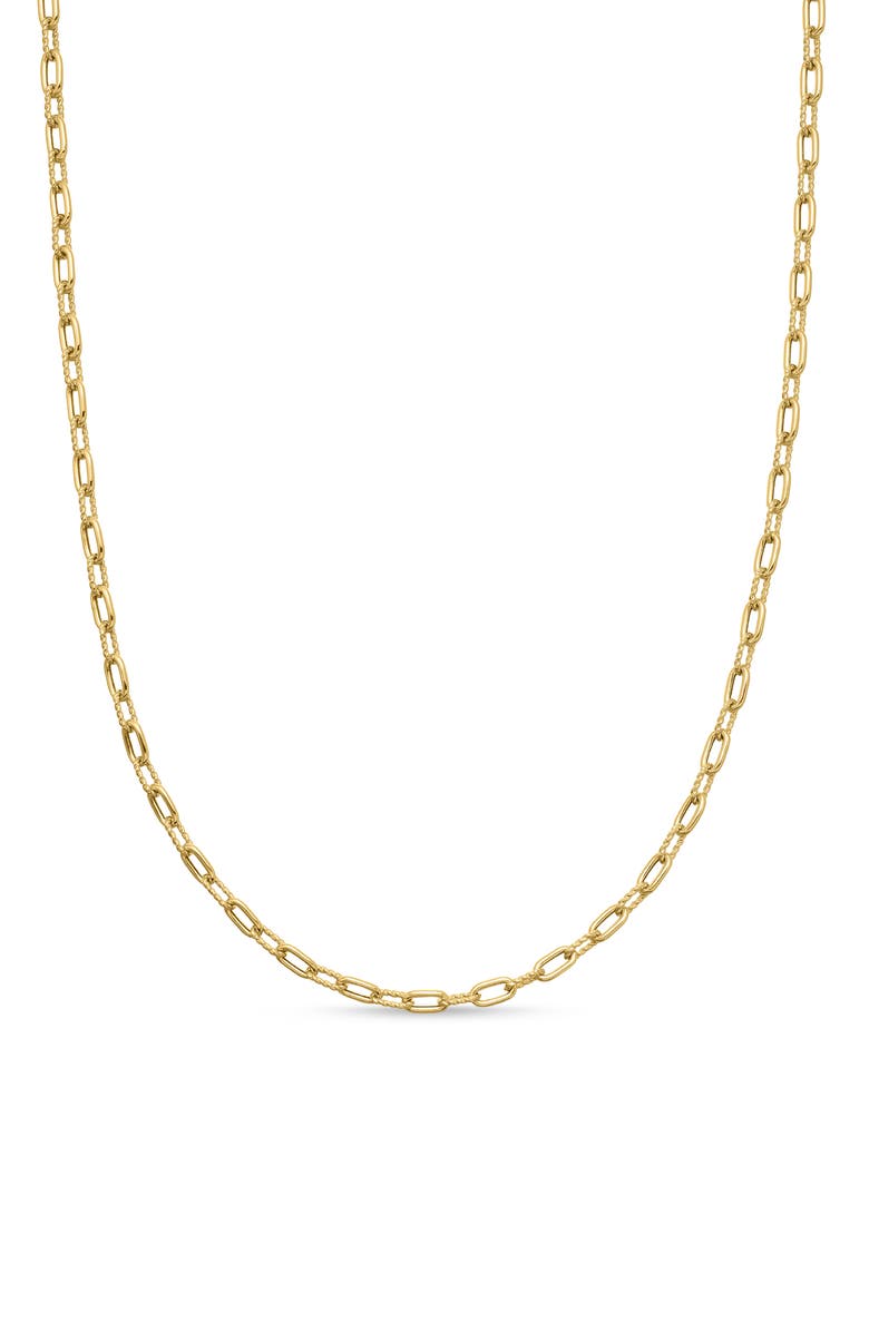 David Yurman DY Madison<sup>®</sup> 18K Yellow Gold Chain Necklace, 3mm, Main, color, Gold