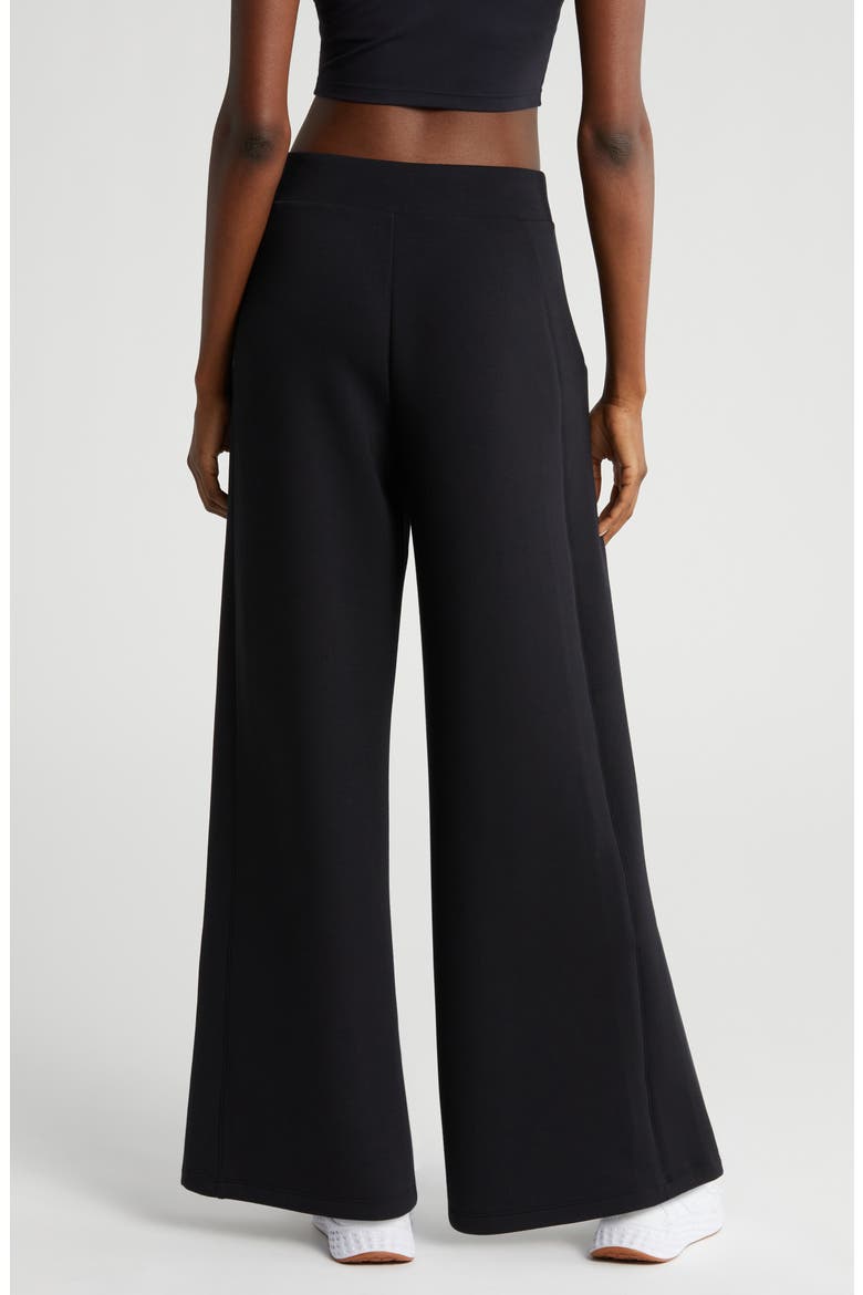 AirEssentials Stripe Track Pants, Alternate, color, VERY BLACK