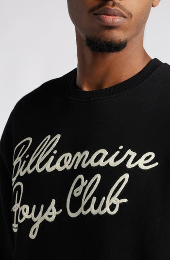 Signature Embroidered Cotton Graphic Sweatshirt