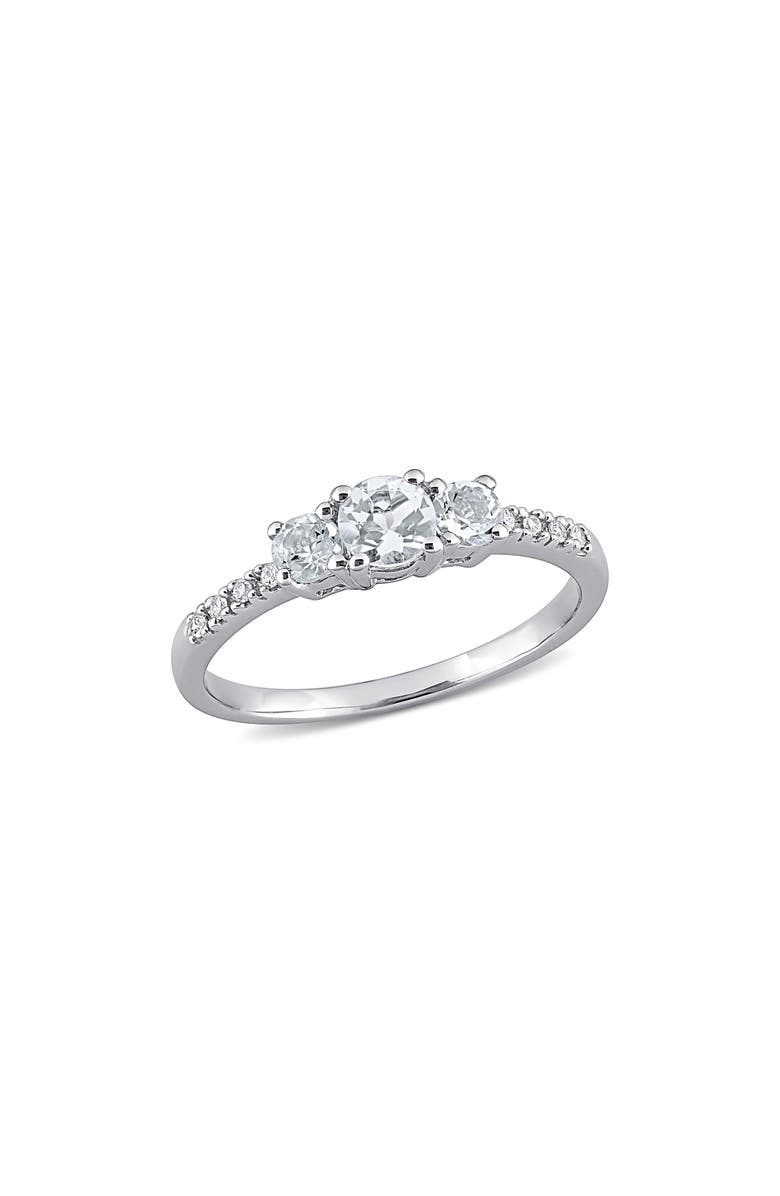 DELMAR Aquamarine & Diamond Ring, Main, color, 