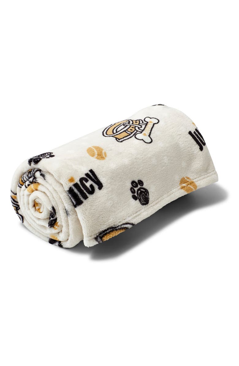 Juicy Couture Pet Throw Blanket, Alternate, color, Juicy Collar