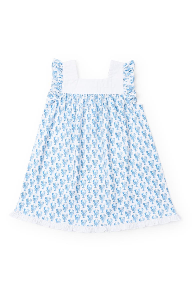 Lila and Hayes Caroline Girls' Dress, Main, color, Maine Lobsters