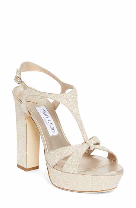 Kesia Glitter Platform Sandal