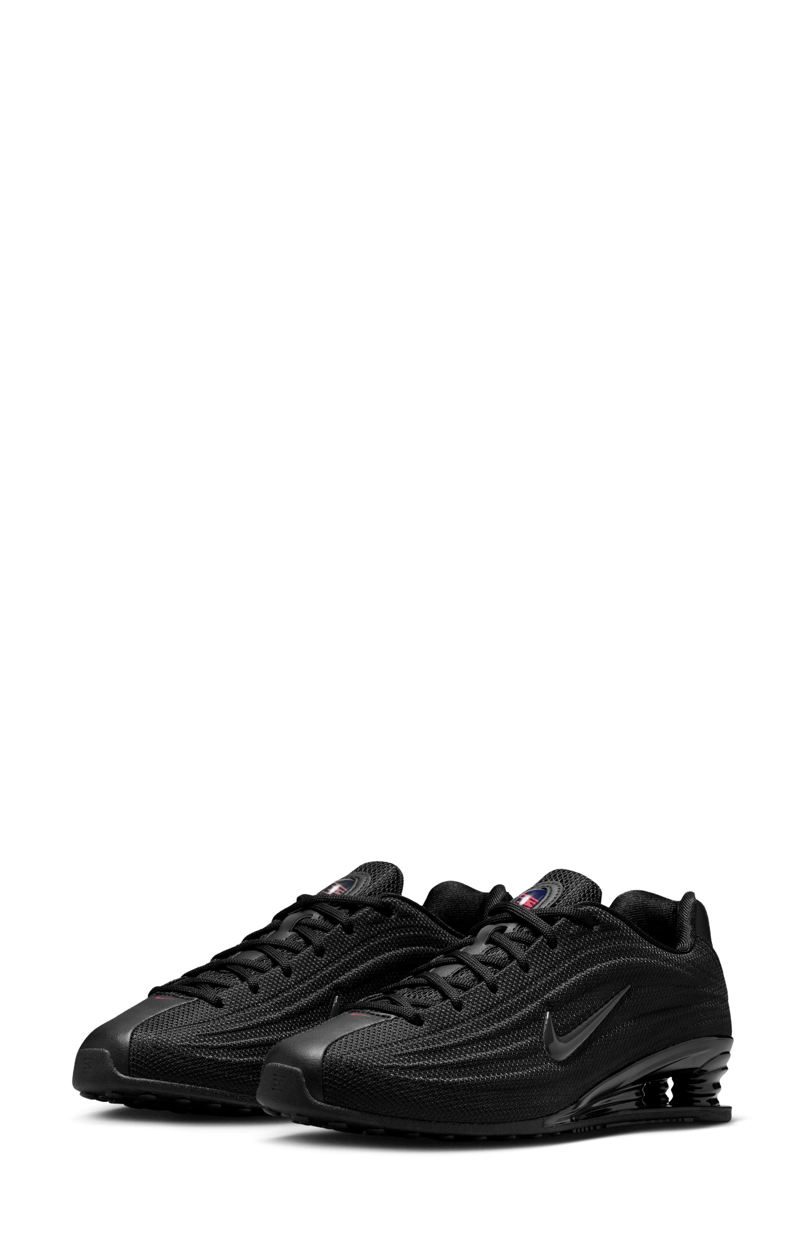 Jordan Shox Z Sneaker, Main, color, Black/ University Red/ Black