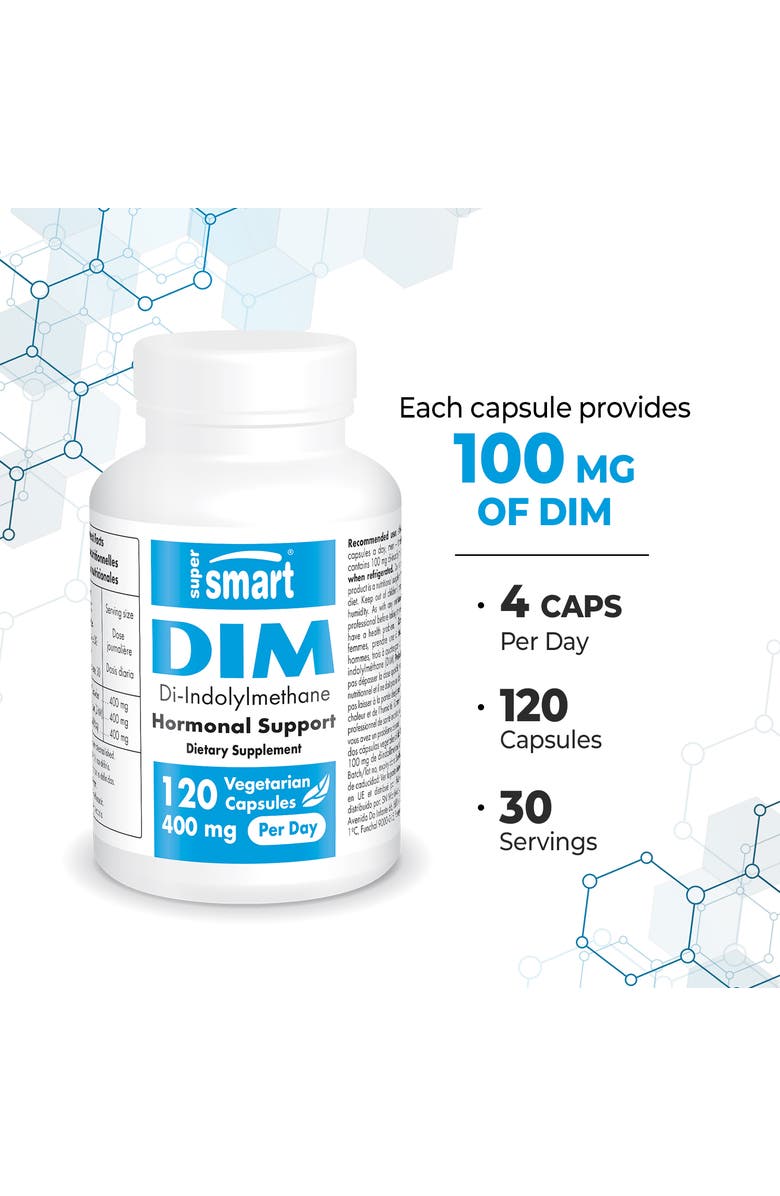 SuperSmart DIM Supplement 400mg per Day, Alternate, color, NO COLOR