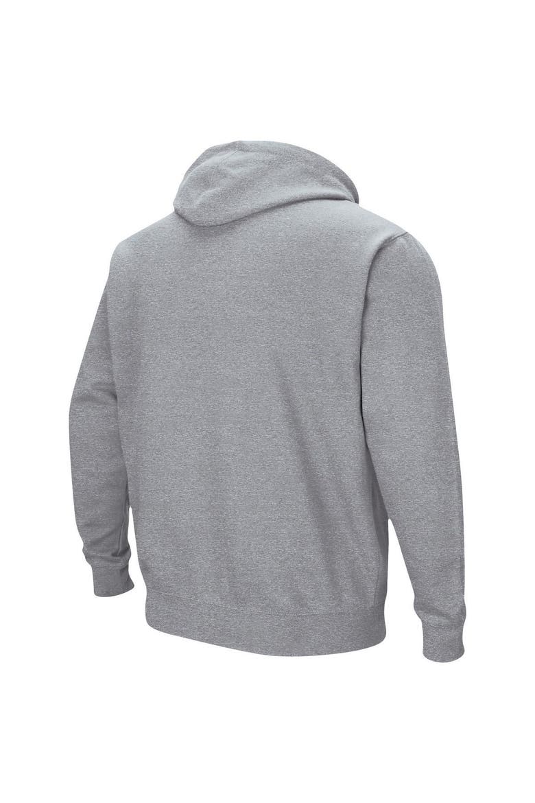Men's Colosseum Heather Gray Virginia Cavaliers Arch & Logo 3.0 Pullover Hoodie, Alternate, color, Heather Gray