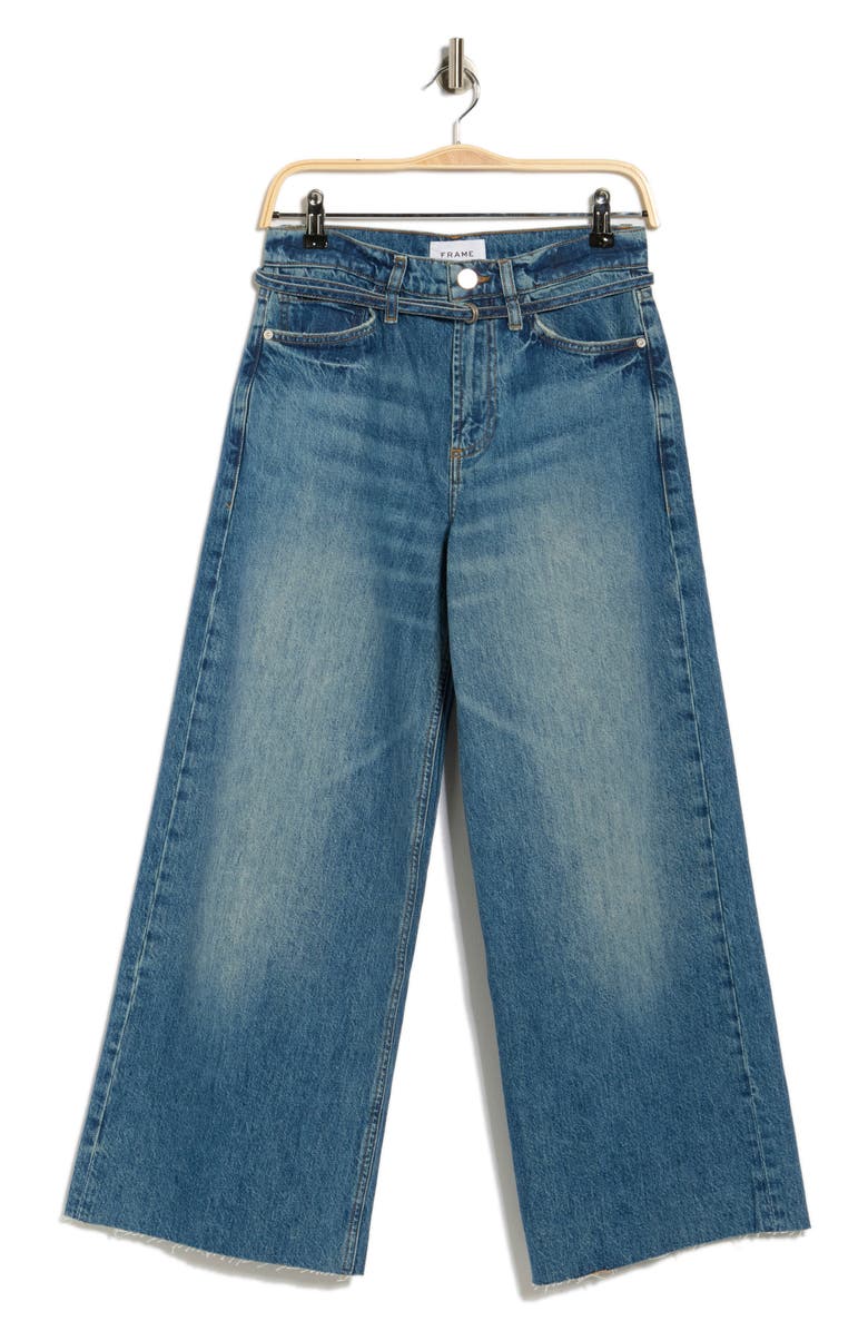 FRAME Pixie High Waist Baggy Wide Leg Jeans, Main, color, Mykonos