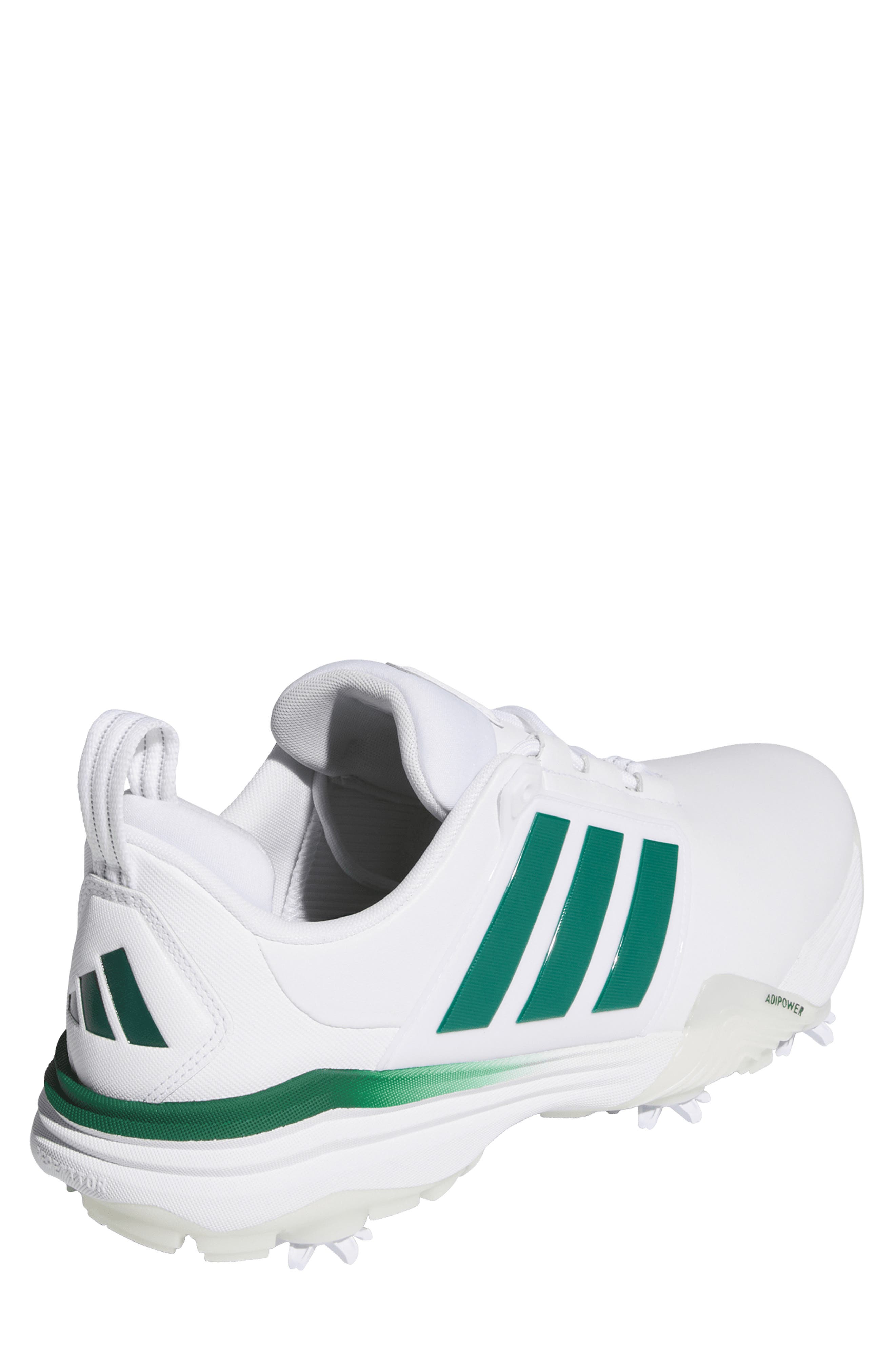 adidas Adipower 26 Waterproof Golf Shoe, Alternate, color, Ftw White/ Cgreen/ Cry White