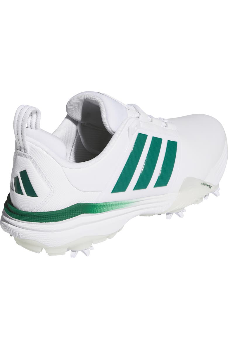 adidas Adipower 26 Waterproof Golf Shoe, Alternate, color, Ftw White/ Cgreen/ Cry White