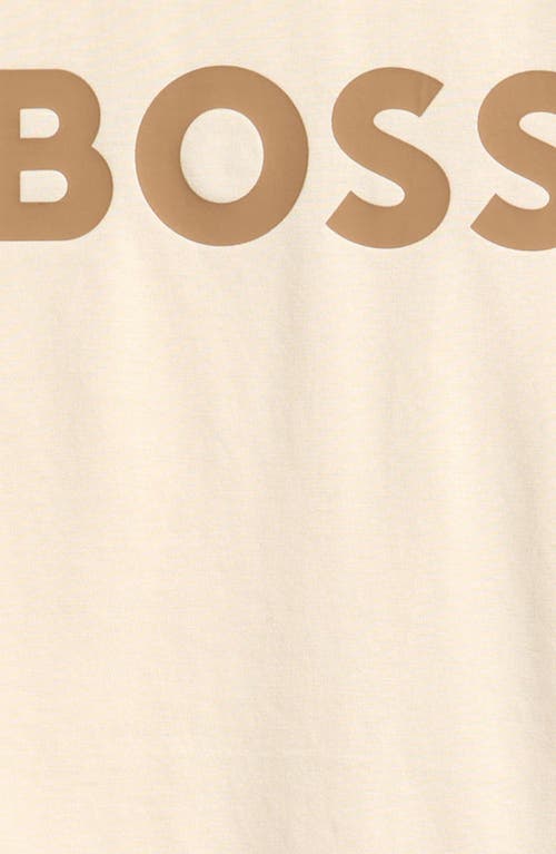 Bosswear Cotton Logo T-shirt In Neutral