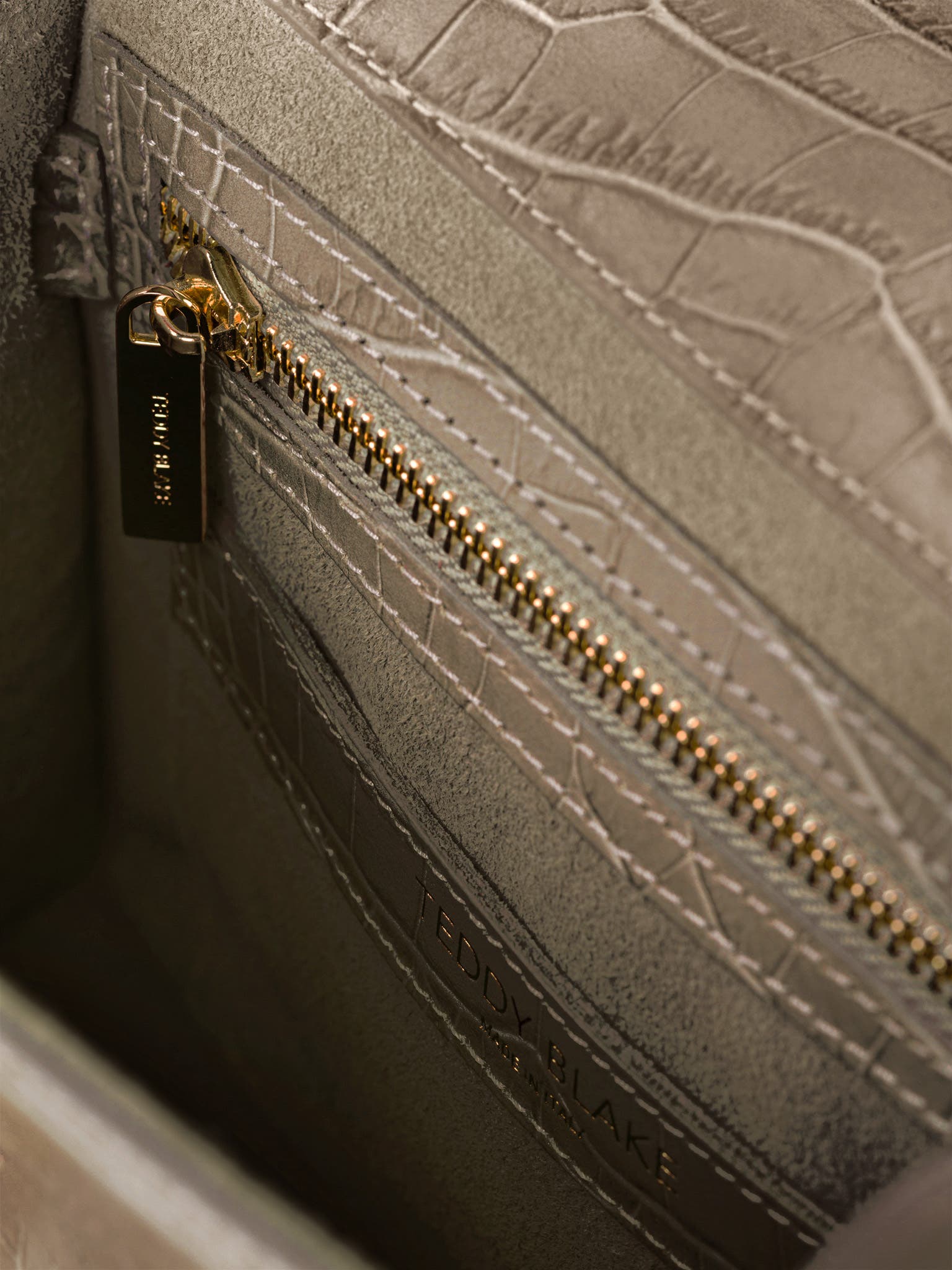 Teddy Blake Ava Croco  9", Alternate, color, Light Beige