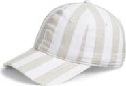 Echo Cassis Stripe Cotton Baseball Cap