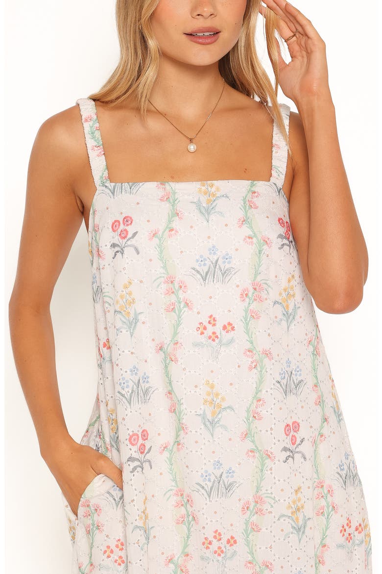 Evaline Maxi Dress, Alternate, color, WHITE FLORAL