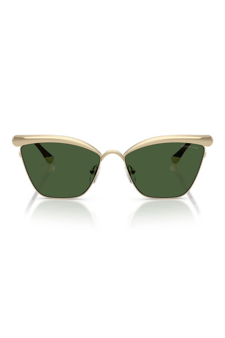 Scottsdale 56mm Cat Eye Sunglasses, Main, color, LIGHT GOLD
