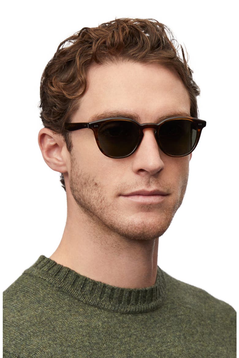 Desmon 50mm Phantos Sunglasses, Alternate, color, TUSCANY TORTOISE / G-15 POLAR