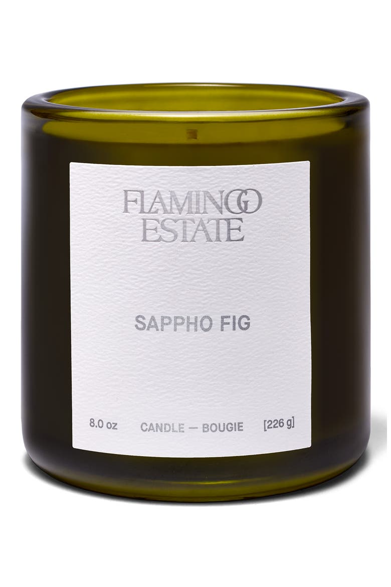 Sappho Fig Scented Candle, Main, color, NO COLOR