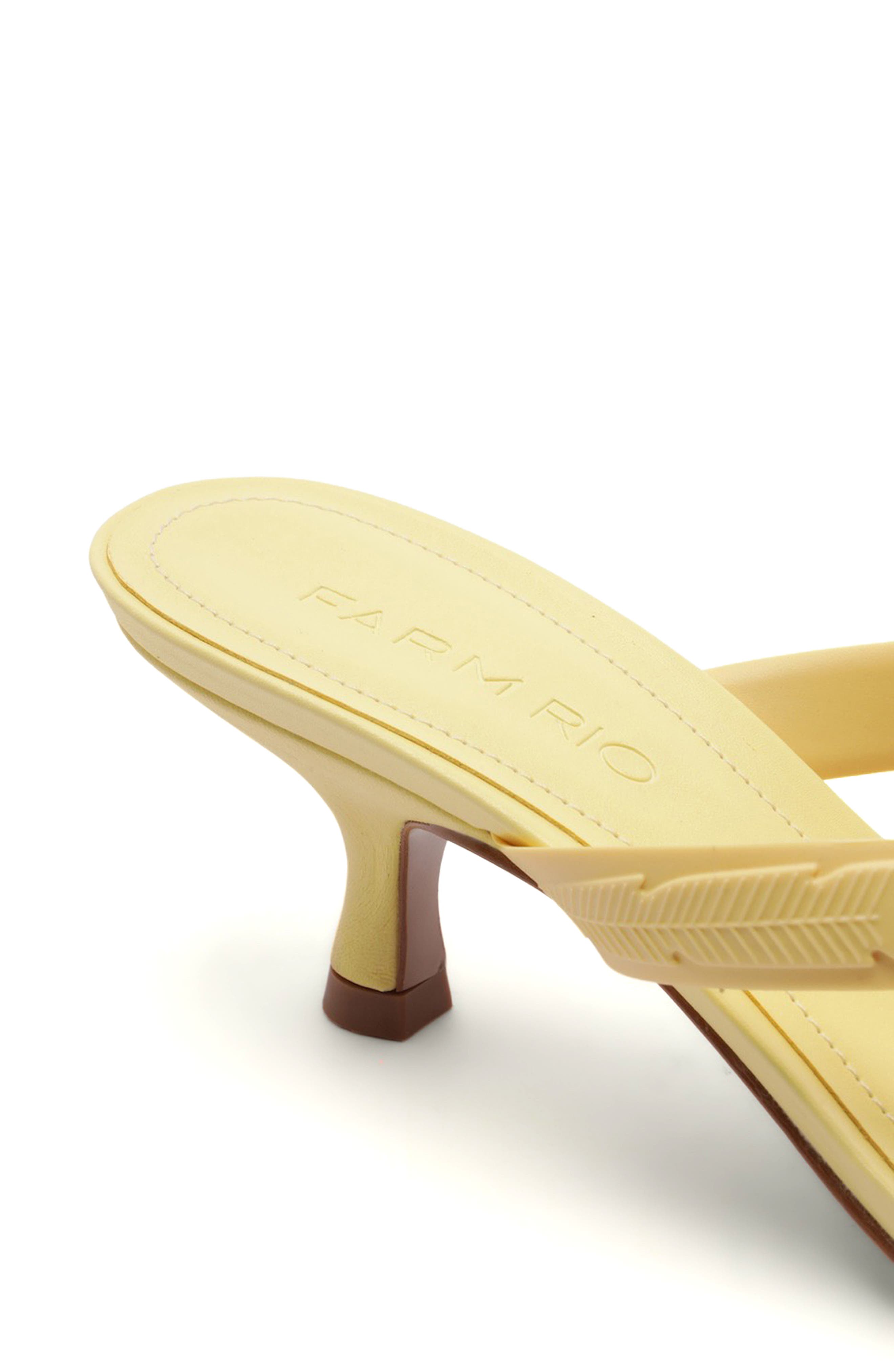 Rob Kitten Heel Sandal, Alternate, color, PALE BANANA