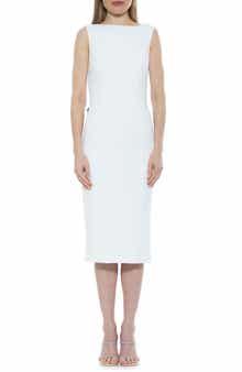 Alexia Admor Penny Midi Sheath Cocktail Dress