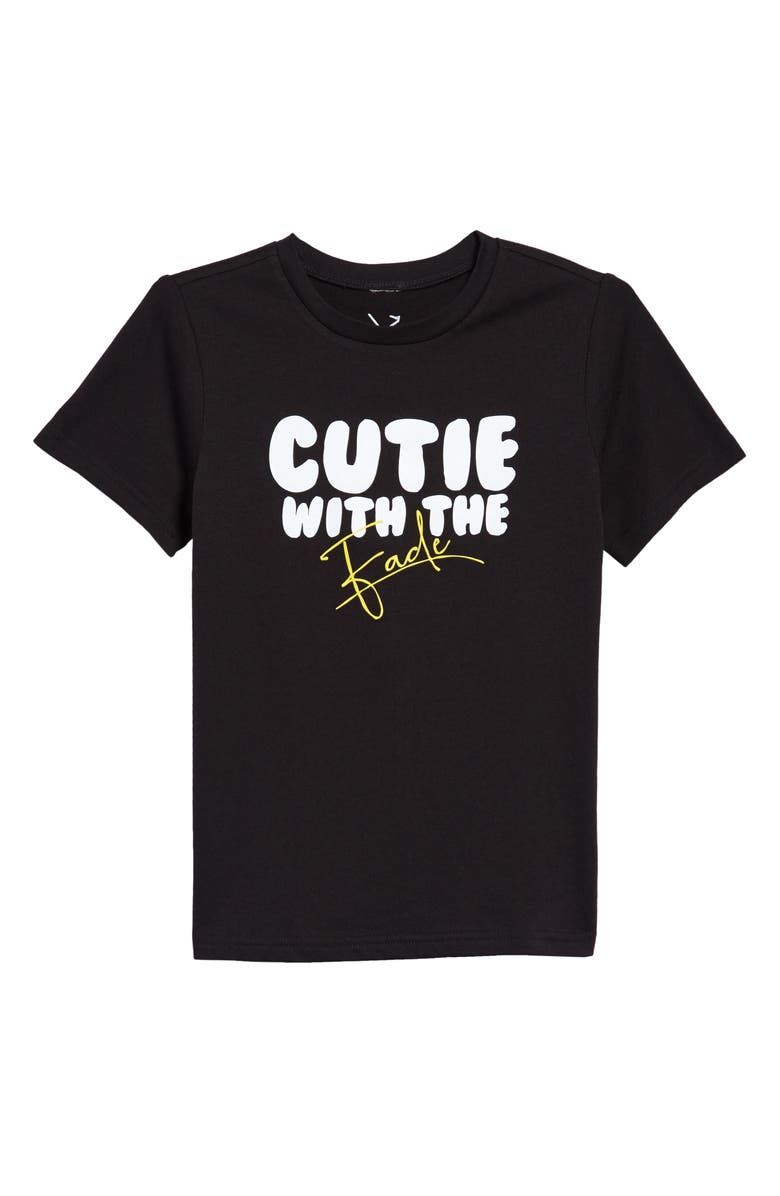 Typical Black Tees CUTIE W/ THE FADE WITH YELLOW, Main, color,