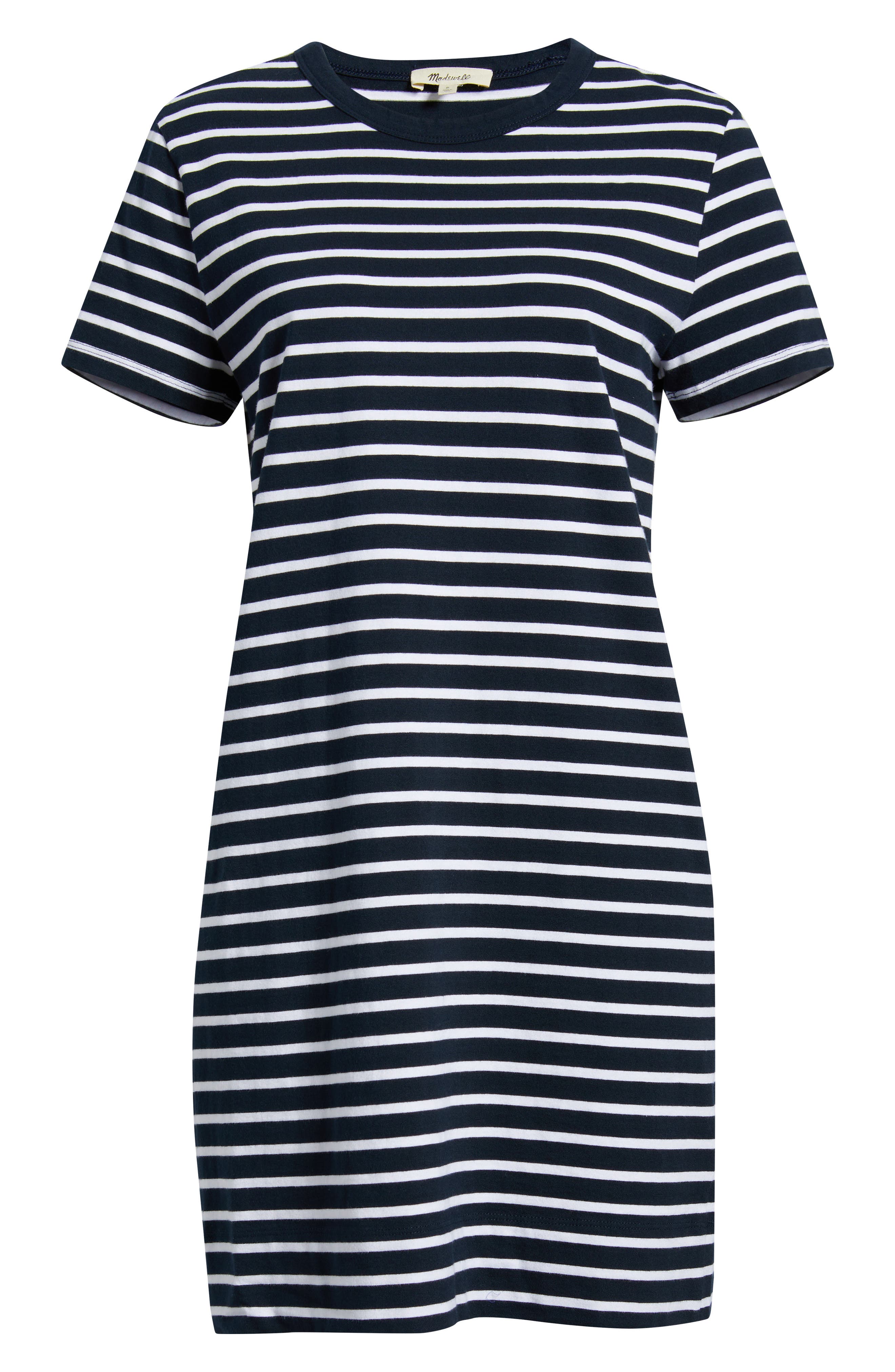 black striped t shirt dress Stripe T-Shirt Minidress
