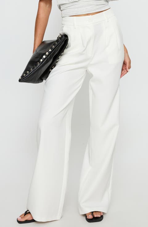 Archer Petite High Waist Straight Leg Pants