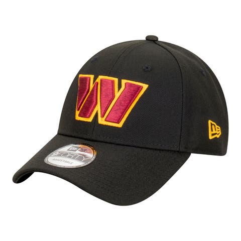 Men's New Era  Black Washington Commanders Core Team 9FORTY Adjustable Hat